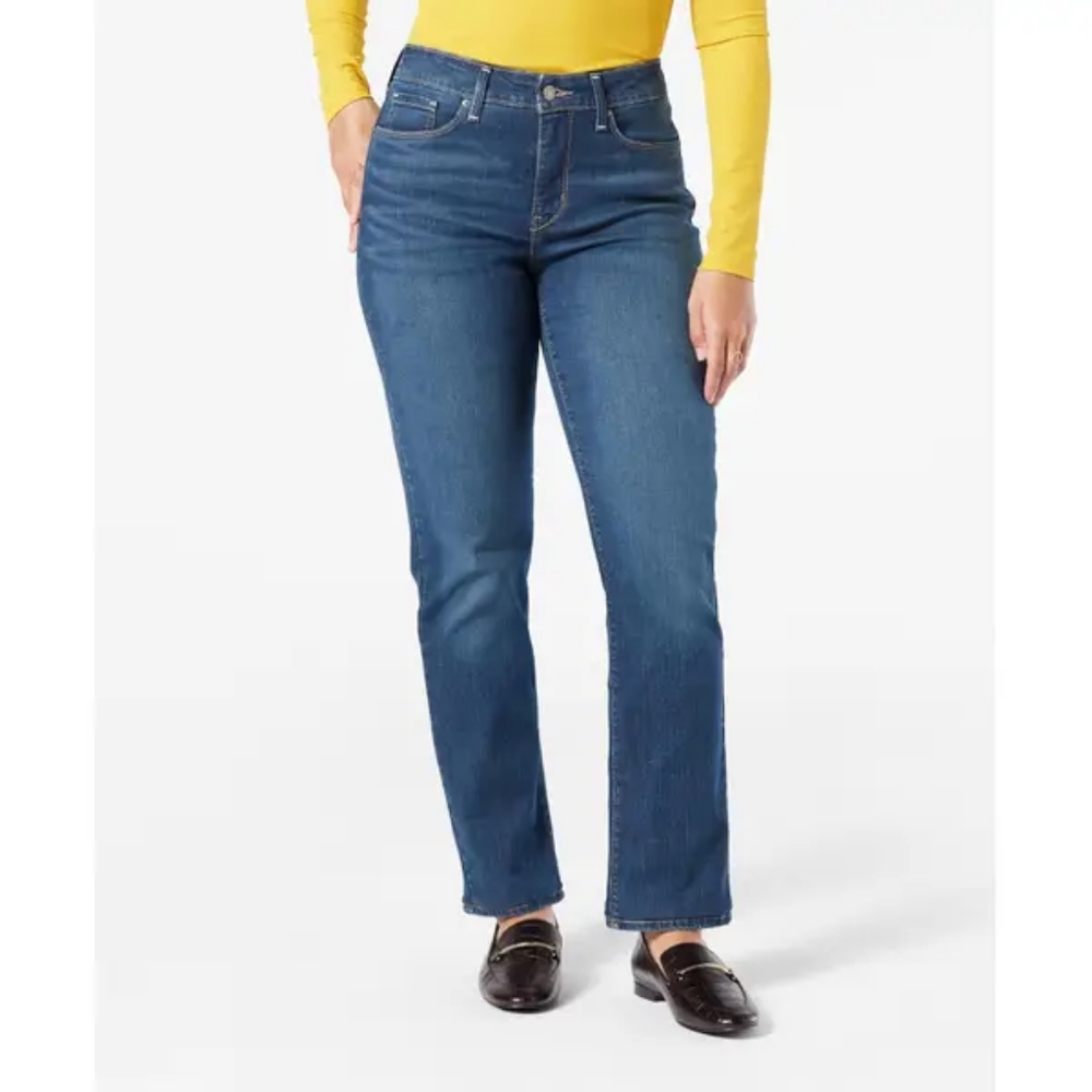 Levi Strauss Signature Shaping High Rise Straight Jeans NWT